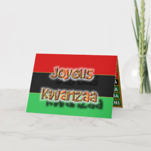 Joyous Kwanza Holiday Card