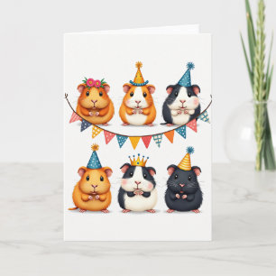 Joyous Rodent Illustration Card
