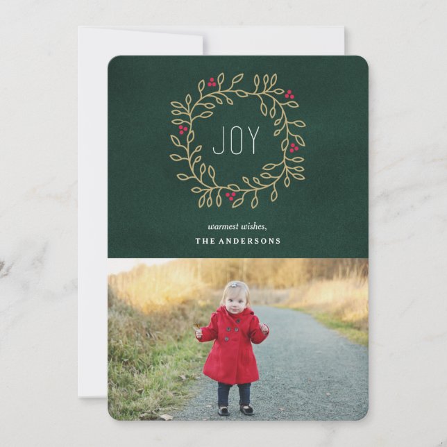 Joyous Tradition Holiday Card (Front)