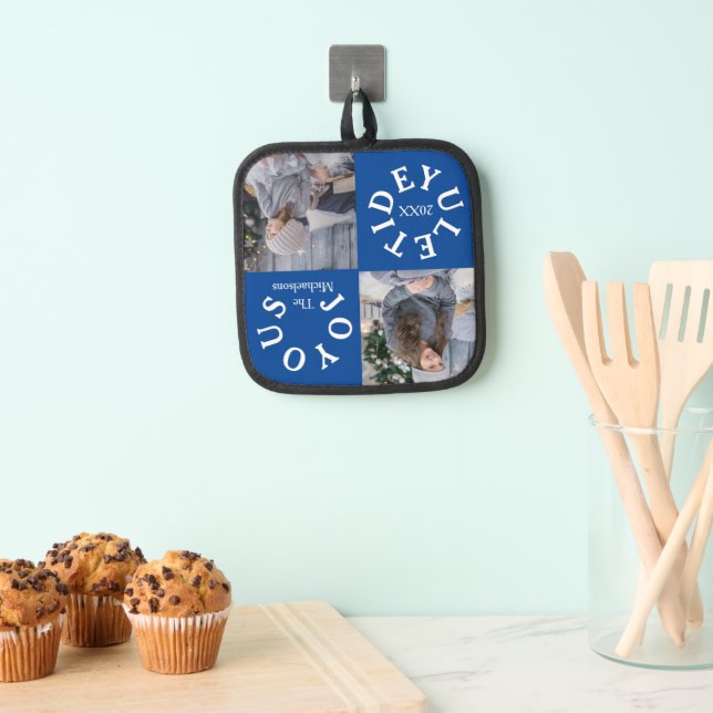 Joyous Yuletide 2 Photo Pot Holder (Insitu(Hanging))
