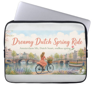 Joyride on the Dutch canals Laptop Sleeve