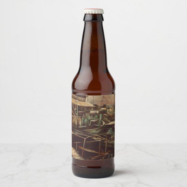 Joys of Jaffe Beer Bottle Label (Front)