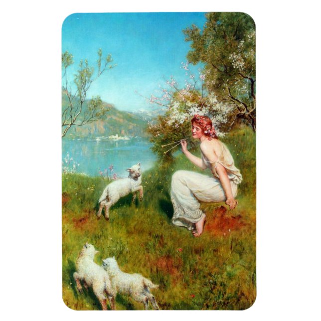 Joys of Spring (by John Collier) Magnet (Vertical)