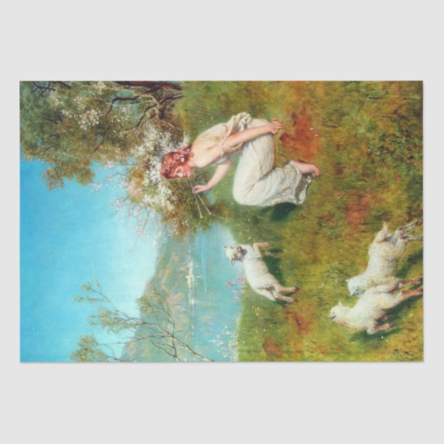 Joys of Spring (by John Collier) Tissue Paper (Front)