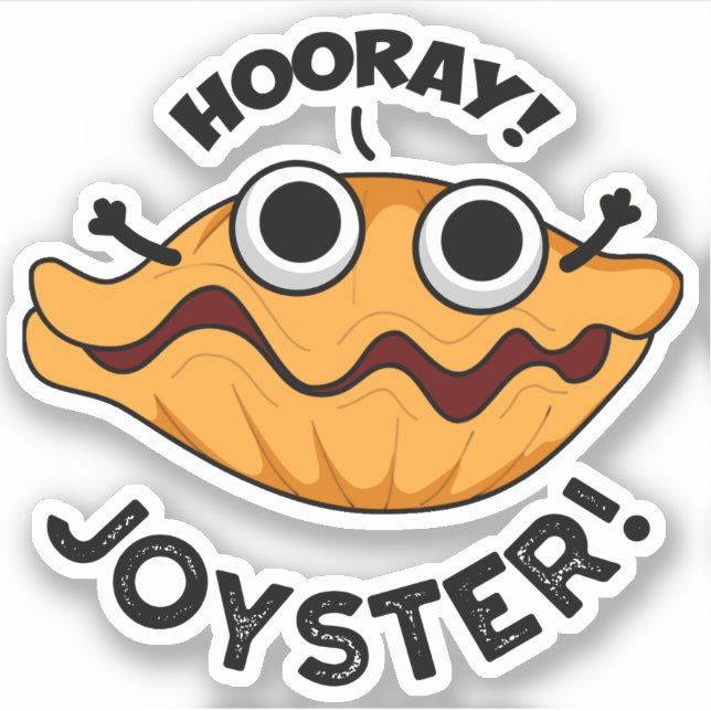 Joyster Funny Joyful Animal Oyster Pun  (Front)