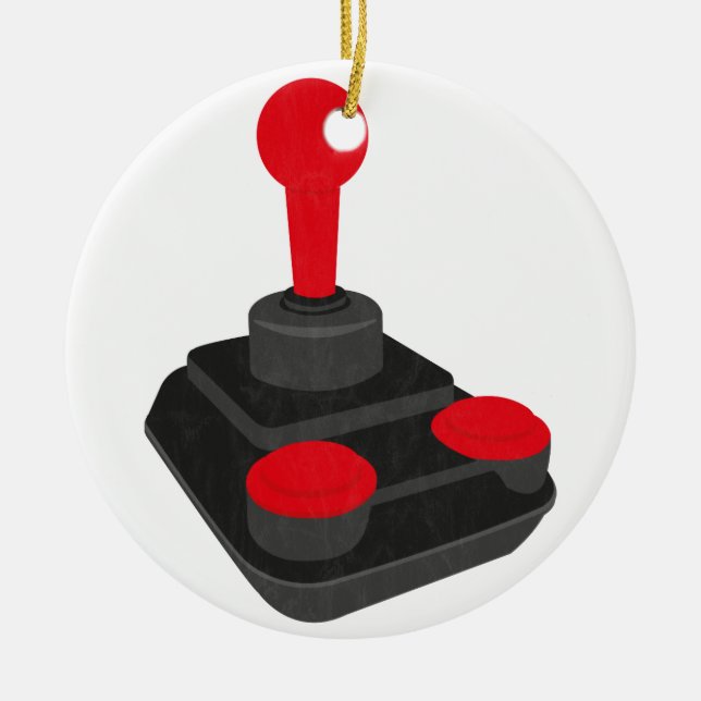 joystick ceramic ornament (Front)