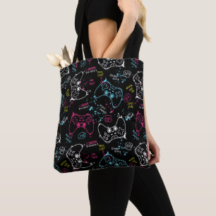 Joystick Controller Gaming Tote Bag