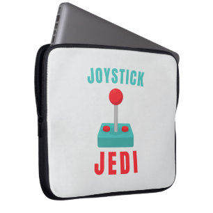Joystick Jedi Funny Retro Gamer Dad Laptop Sleeve