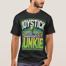 Joystick Junkie Retro Arcade Graphic T-Shirt