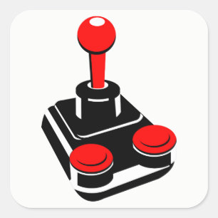 Joystick Square Sticker