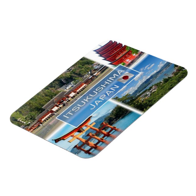 JP Japan -  Itsukushima - Magnet (Left Side)