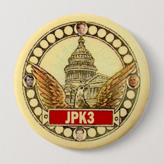 JPK3 Joseph P. Kennedy, III for Congress 2012 10 Cm Round Badge (Front)