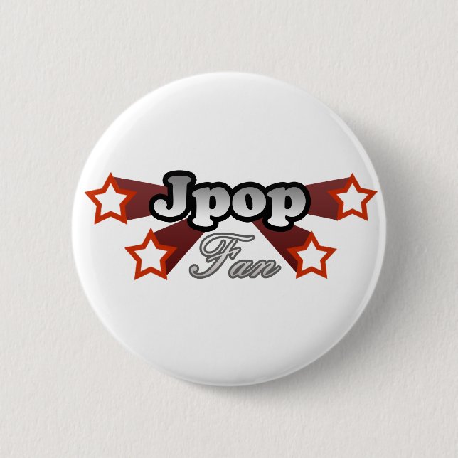 Jpop Fan 6 Cm Round Badge (Front)