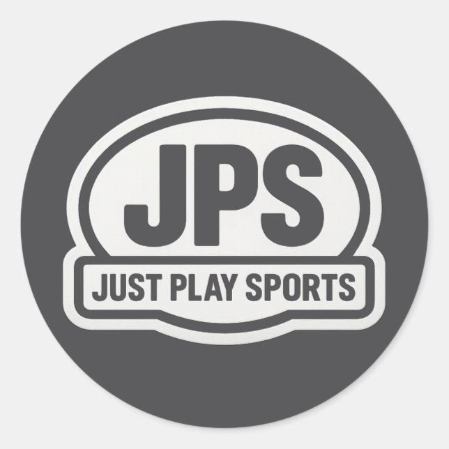 JPS  CLASSIC ROUND STICKER (Front)
