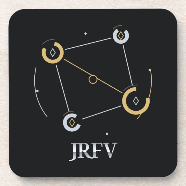 JRFV Constellation Dial Set of 6 Coaster (Front)