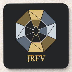 JRFV Cut Diamond Set of 6 Coaster