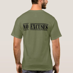 JROTC Raider No Excuses Men's T-Shirt