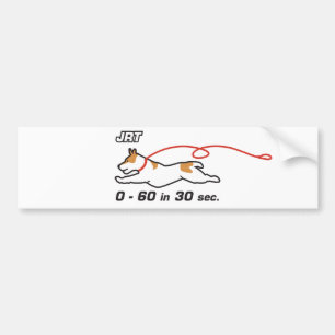 JRT 0-60 in 30 sec Bumper Sticker