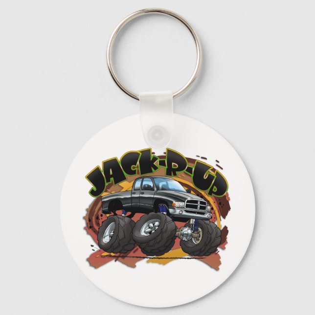 JRU_03RAM_Black Key Ring (Front)