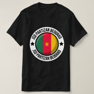 JSD Partizan Beograd Zastava Kameruna T-Shirt