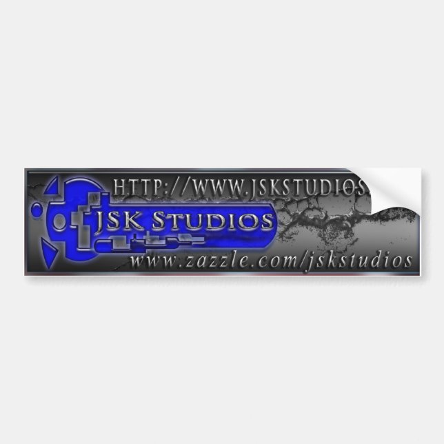 JSK Studios Bumper Sticker (Front)