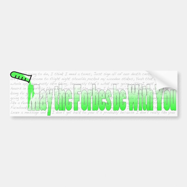 Jt bumper sticker (Front)