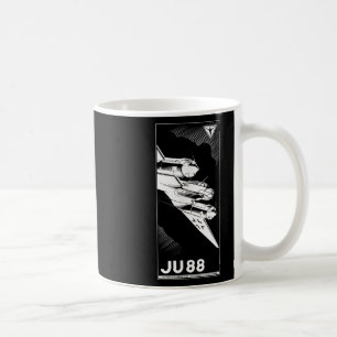 Ju 88 Ww2 German Plane Vintage 1941 Graphic  Coffee Mug