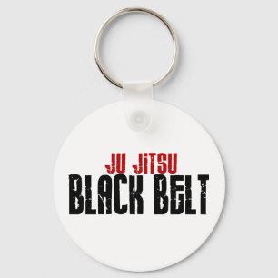 Ju Jitsu Black Belt Key Ring