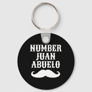 Juan Abuelo Spanish Mexican Best Dad Gifts Key Ring
