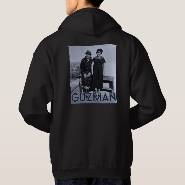 JUAN AND JUANITA GUZMAN on Sunset-men's Hoodie (Back)