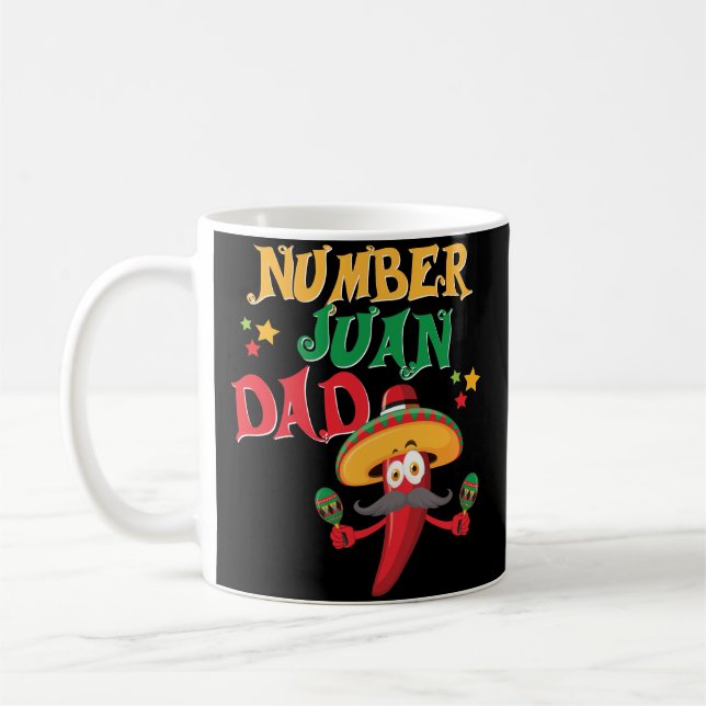 Juan Dad Funny Spanish Mexican Fathers Day Mug (Left)