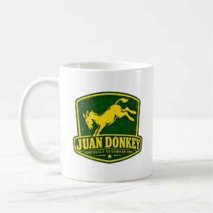 Juan Donkey Built Stubborn Funny Ranch Coffee Mug