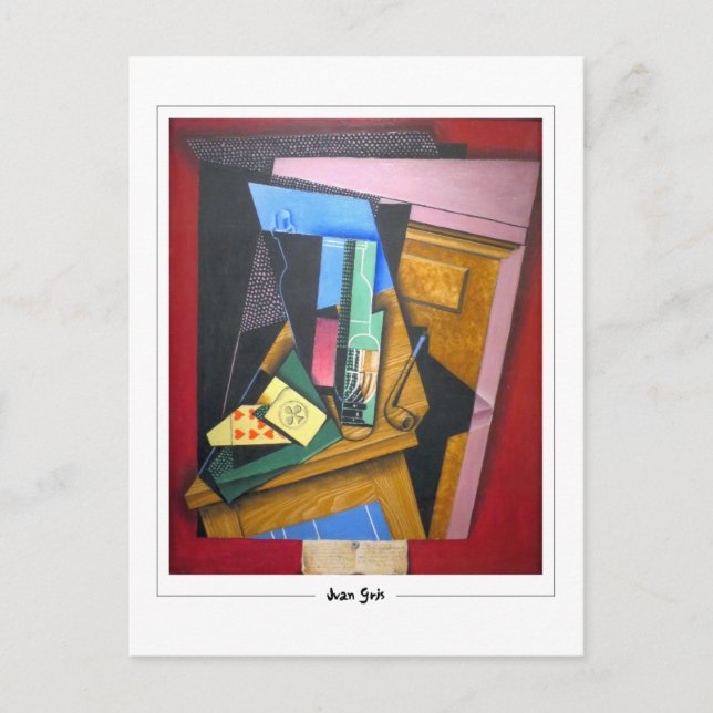 Juan Gris #256 - Fine Art Postcard (Front)