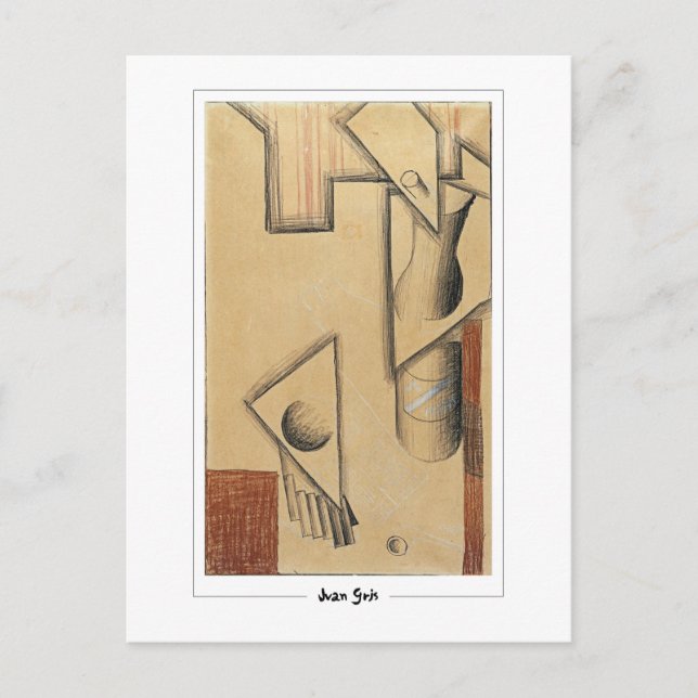 Juan Gris #35 - Fine Art Postcard (Front)