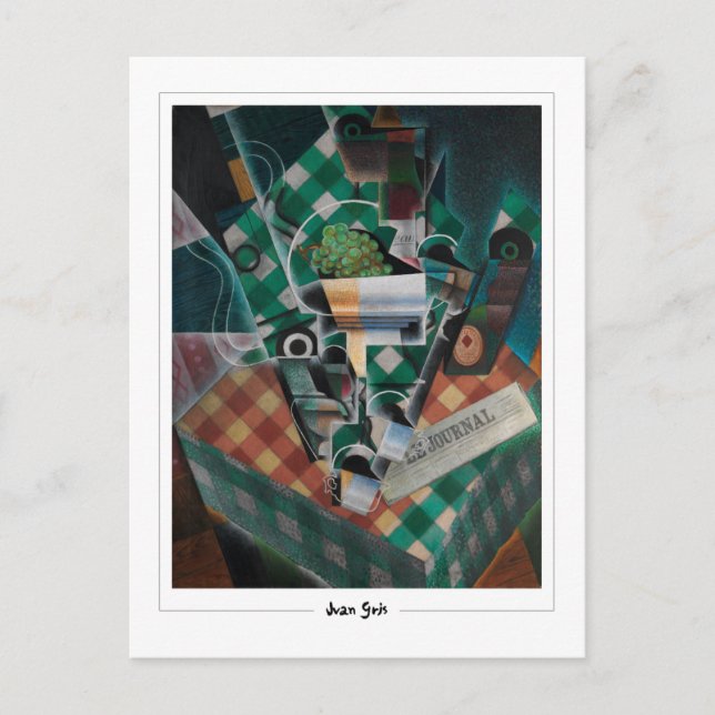 Juan Gris #38 - Fine Art Postcard (Front)