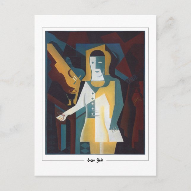 Juan Gris #3 - Fine Art Postcard (Front)