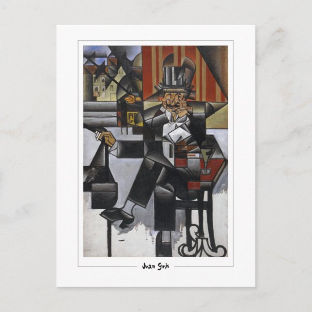 Juan Gris #42 - Fine Art Postcard (Front)