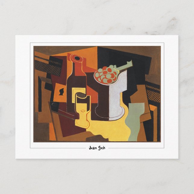 Juan Gris #4 - Fine Art Postcard (Front)