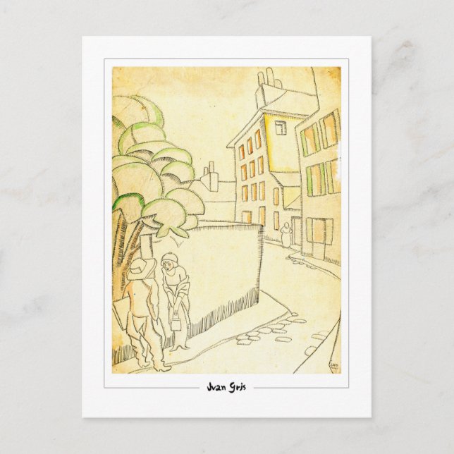 Juan Gris #72 - Fine Art Postcard (Front)