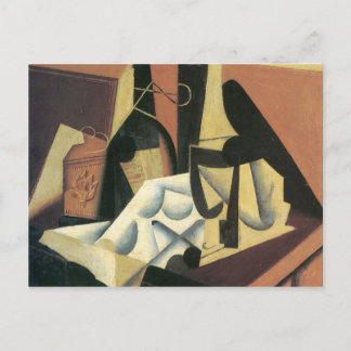 Juan Gris - Still Life with a white tablecloth Postcard