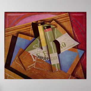 Juan Gris - Still Life with Bordeau Winde Poster