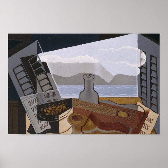 Juan Gris - The Open Window Poster (Front)
