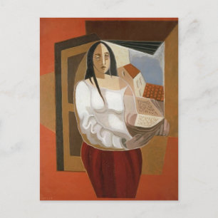 Juan Gris- The Reader Postcard