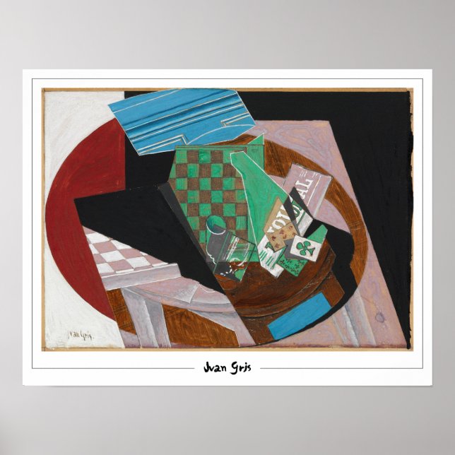 Juan Gris Zedign Art Poster #164 (Front)