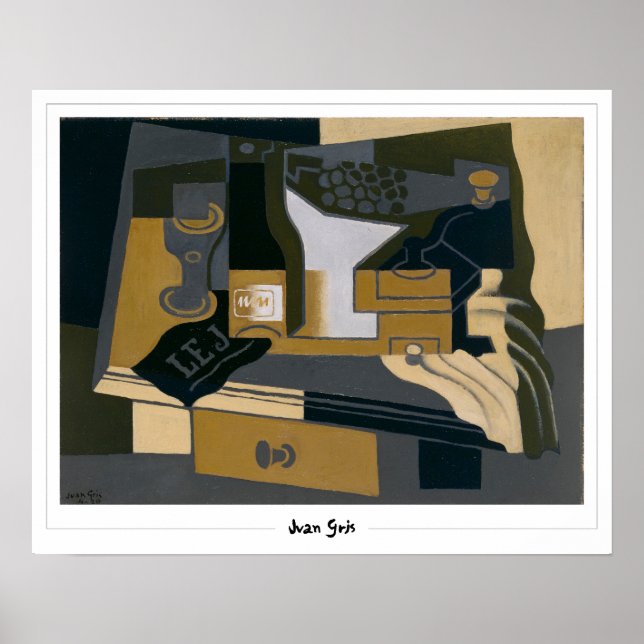 Juan Gris Zedign Art Poster #185 (Front)
