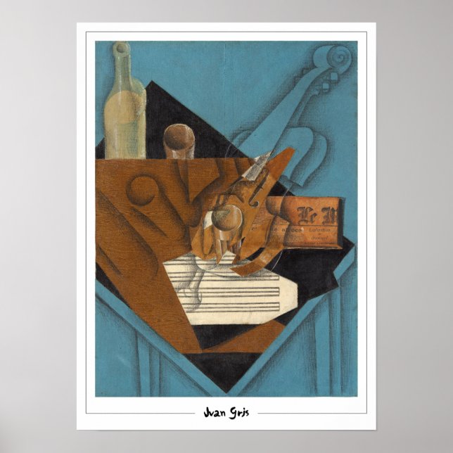 Juan Gris Zedign Art Poster #218 (Front)