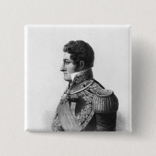 Juan Manuel de Rosas 15 Cm Square Badge