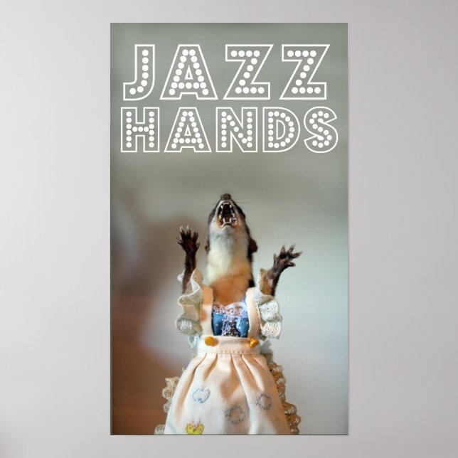 Juanita JAZZ HANDS Poster (Front)