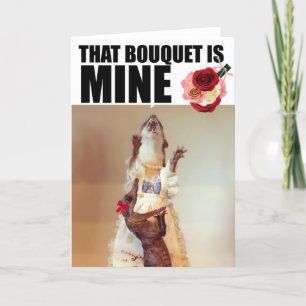 Juanita Weasel Wedding Card