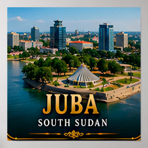 Juba White Nile and South Sudan Heritage Poster